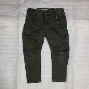 Army green boys pants
